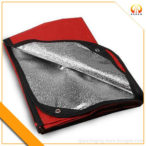 Wrap body foil survival rescue blankets